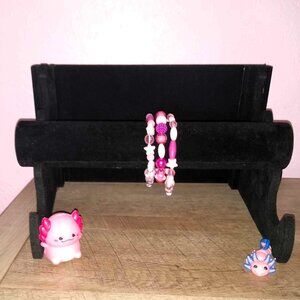 Pink Trio Set of 3 Colorful Handmade Beaded Bracelets